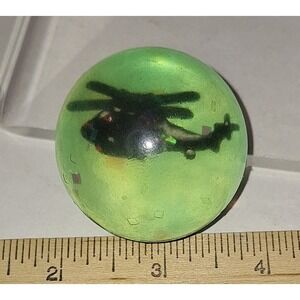 Vtg Super Bounce Bouncy Ball Helicopter Inside